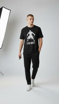 Alone Warrior" – Ninja Assassin Graphic T-Shirt | Men's White Cotton Tee