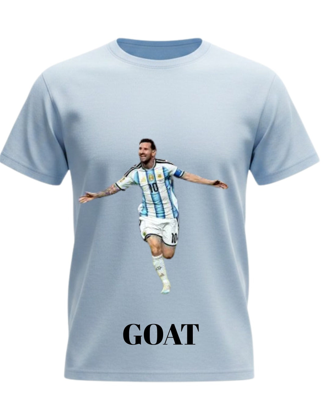 GOAT Messi Graphic T-Shirt | Football Streetwear Tee